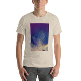 Short-Sleeve Unisex T-Shirt 'Blue palm tree leave'