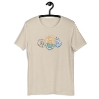 Short-Sleeve Unisex T-Shirt 'Doodle suns'