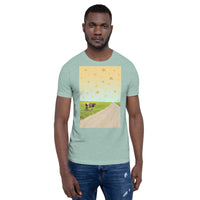 Short-Sleeve Unisex T-Shirt 'cow and stars'