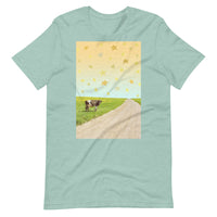 Short-Sleeve Unisex T-Shirt 'cow and stars'