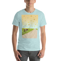 Short-Sleeve Unisex T-Shirt 'cow and stars'