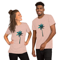 Short-Sleeve Unisex T-Shirt 'One palm tree'