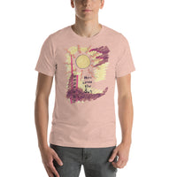 Short-Sleeve Unisex T-Shirt 'here comes the sun'