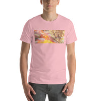 Short-Sleeve Unisex T-Shirt 'Pink glitters'