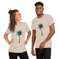 Short-Sleeve Unisex T-Shirt 'One palm tree'