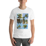 Short-Sleeve Unisex T-Shirt 'Palm trees'