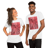 Short-Sleeve Unisex T-Shirt 'Pink Palm tree'