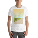 Short-Sleeve Unisex T-Shirt 'cow and stars'