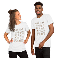 Short-Sleeve Unisex T-Shirt 'faces'