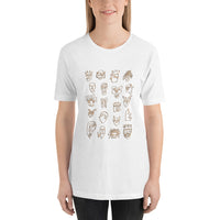 Short-Sleeve Unisex T-Shirt 'faces'