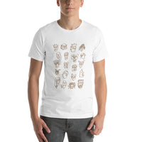 Short-Sleeve Unisex T-Shirt 'faces'