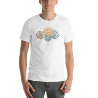 Short-Sleeve Unisex T-Shirt 'Doodle suns'