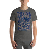 Short-Sleeve Unisex T-Shirt 'letters'