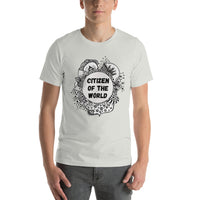 Short-Sleeve Unisex T-Shirt 'citizen of the world'