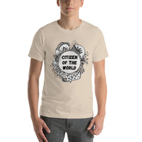 Short-Sleeve Unisex T-Shirt 'citizen of the world'