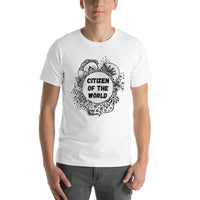 Short-Sleeve Unisex T-Shirt 'citizen of the world'