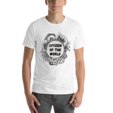 Short-Sleeve Unisex T-Shirt 'citizen of the world'